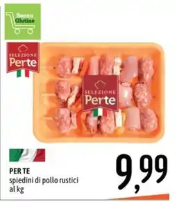 Emisfero Selezione Perte spiedini di pollo rustici offerta