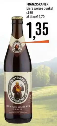 Emisfero Franziskaner Weissbier Premium Weissbier Dunkel offerta