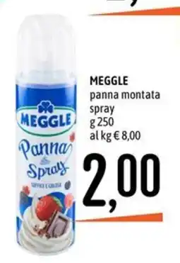 Emisfero Meggle panna montata spray offerta