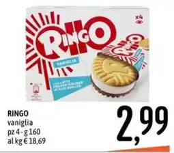 Emisfero Ringo vaniglia offerta
