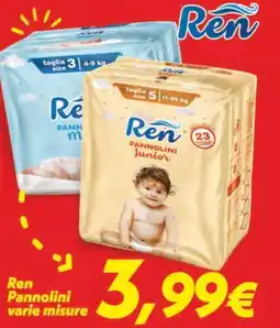 Iper Super Conveniente Ren Pannolini Junior offerta
