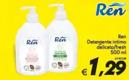 Iper Super Conveniente Ren Detergente intimo delicato/fresh offerta