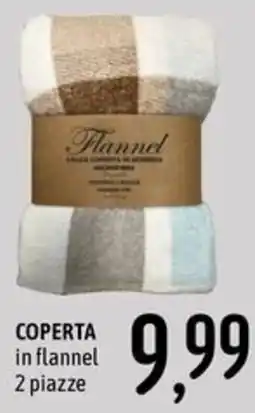 Emisfero Coperta in flannel offerta