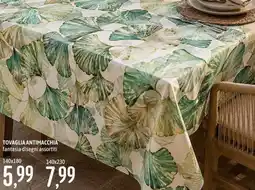 Emisfero Tovaglia antimacchia fantasia disegni assortiti offerta