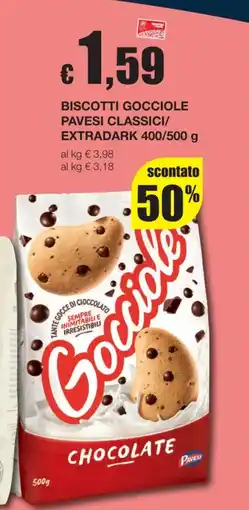 Sì con te Biscotti Gocciolè Pavesi offerta