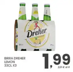 Despar Birra Dreher Lemon offerta