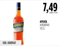 Carico Cash & Carry Aperol aperitivo offerta
