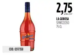 Carico Cash & Carry La gioiosa spritzoso offerta