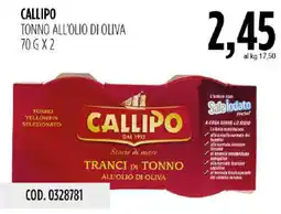 Carico Cash & Carry Callipo tranci di tonno all'olio di oliva offerta