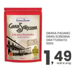 Despar Grana padano gran soresina grattugiato offerta