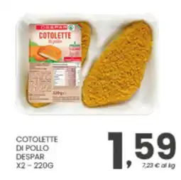 Despar Cotolette di pollo Despar offerta
