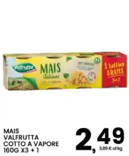Interspar Mais Valfrutta cotto a vapore offerta