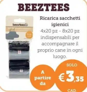 Beeztees Ricarica sacchetti igienici
