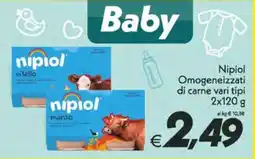 Iper Super Conveniente Nipiol Omogeneizzati di carne vari tipi offerta