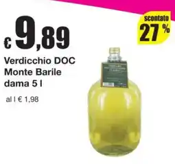 Sì con te Verdicchio DOC Monte Barile offerta
