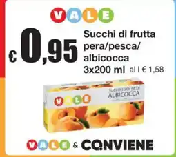 Sì con te Succhi di frutta Vale offerta