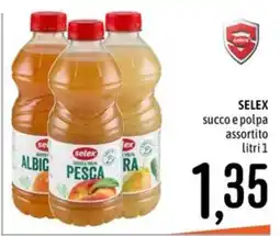 Emisfero Selex succo e polpa assortito offerta