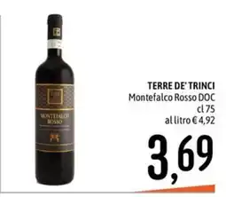Emisfero Terre de' Trinci Montefalco Rosso DOC offerta