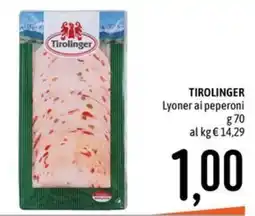 Emisfero Tirolinger Lyoner ai peperoni offerta