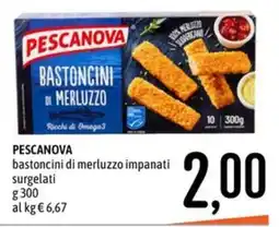Emisfero Pescanova bastoncini di merluzzo impanati offerta