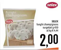 Emisfero SELEX funghi champignons offerta