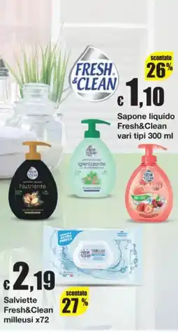 Sì con te Sapone liquido Fresh&Clean offerta