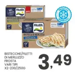 Despar Bistecche/filetti di merluzzo Frosta offerta
