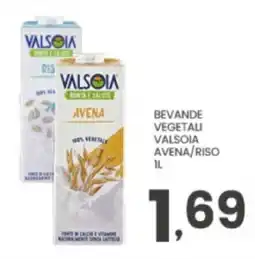 Despar Beverage vegetale Valsòia Avena/Riso offerta