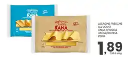 Despar Lasagne fresche all'uovo Rana sfoglia liscia/ruvida offerta