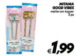 Iper Super Conveniente Mitama Good Vibes matite con topper offerta