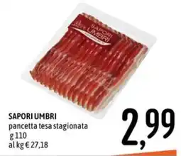Emisfero Sapori umbri pancetta tesa stagionata offerta
