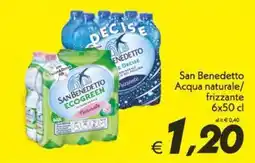 Iper Super Conveniente San Benedetto Acqua naturale/frizzante offerta