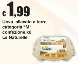 Sì con te Uova allevate a terra Le Naturelle offerta