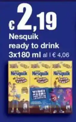 Sì con te Nesquik ready to drink offerta