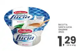 Despar Ricotta Santa Lucia Galbani offerta