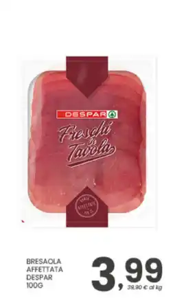 Despar Bresaola affettata Despar offerta