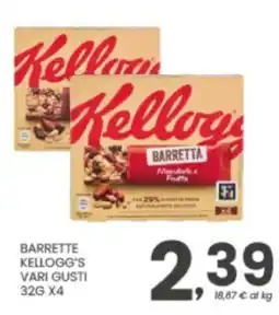 Despar Barrette Kellogg's offerta
