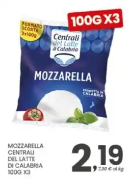 Despar Mozzarella Centrali del Latte di Calabria offerta