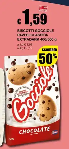 Sì con te Market Biscotti Gocci ole Pavesi offerta