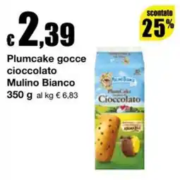 Sì con te Market Plumcake gocce cioccolato Mulino Bianco offerta