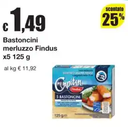 Sì con te Bastoncini merluzzo Findus offerta