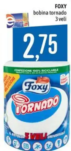 Emisfero Foxy bobina tornado 3 veli offerta