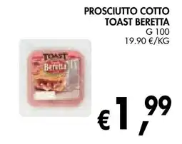 èccoMI Prosciutto cotto toast Beretta offerta