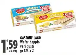 Rossotono Carrefour Gastone Lago Wafer doppio offerta