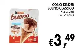 èccoMI Cono Kinder Bueno Classico offerta