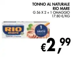 èccoMI Tonno al naturale Rio Mare offerta