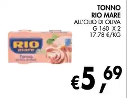 èccoMI Tonno Rio Mare all'olio di oliva offerta