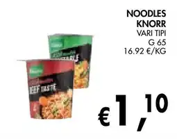 èccoMI Noodles Knorr Vari Tipi offerta