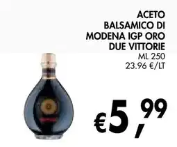 èccoMI Aceto balsamico di Modena IGP Oro Due Vittorie offerta