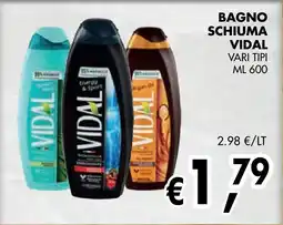 èccoMI Bagno schiuma Vidal offerta